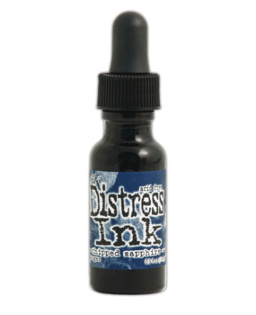 Ranger Tim Holtz Distress Ink Re-Inker Chipped Sapphire 0.5 fl oz (TIM27232)