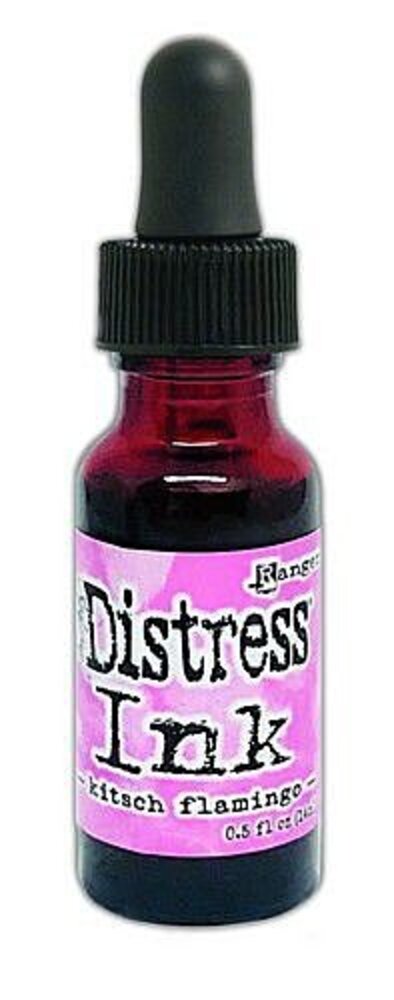 Ranger Tim Holtz Distress Ink Re-Inker Kitsch Flamingo 0.5 fl oz (TXR72607)