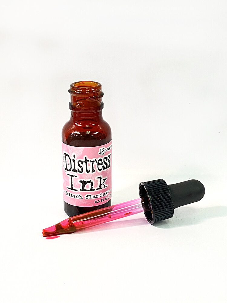Ranger Tim Holtz Distress Ink Re-Inker Kitsch Flamingo 0.5 fl oz (TXR72607)