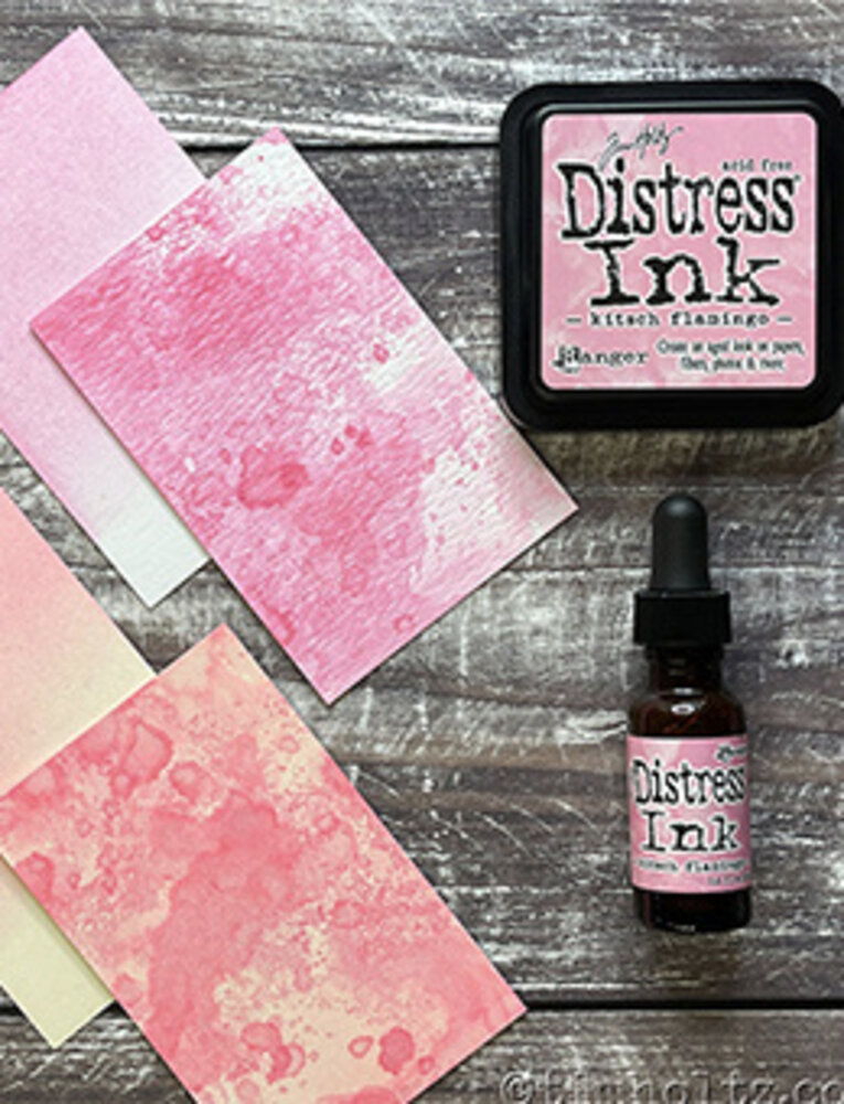 Ranger Tim Holtz Distress Ink Re-Inker Kitsch Flamingo 0.5 fl oz (TXR72607)