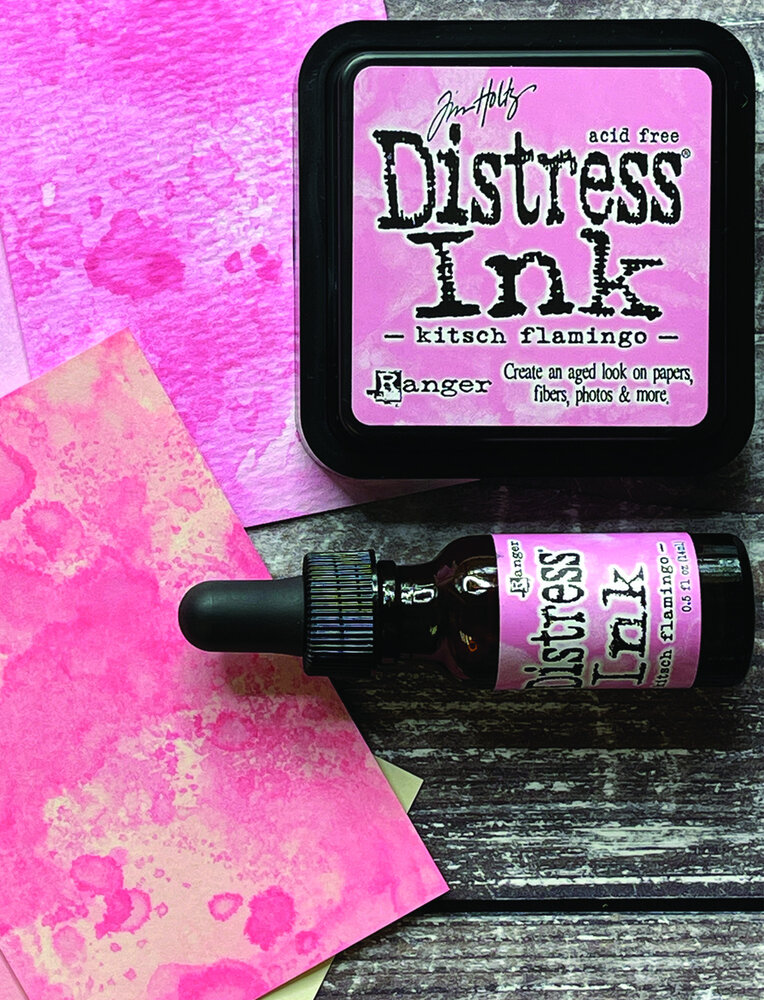 Ranger Tim Holtz Distress Ink Pad Kitsch Flamingo (TIM72591)