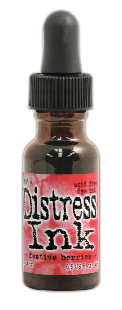 Ranger Tim Holtz Distress Ink Re-Inker Festive Berries 0.5 fl oz (TXR35114) Ranger Tim Holtz Distress Ink Re-Inker Festive Berries 0.5 fl oz (TXR35114)