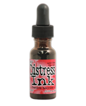 Ranger Tim Holtz Distress Ink Re-Inker Festive Berries 0.5 fl oz (TXR35114)
