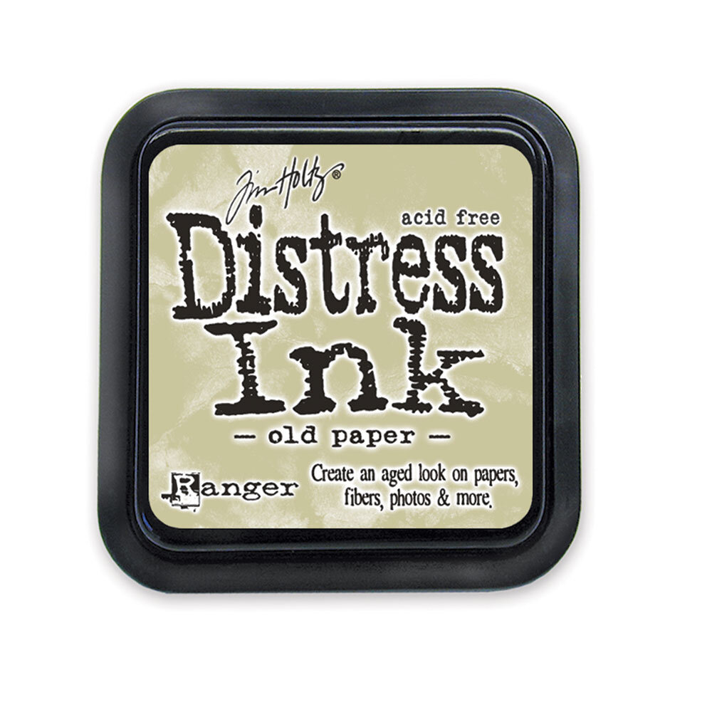 Ranger Tim Holtz Distress Ink Pad Old Paper (TIM19503) Ranger Tim Holtz Distress Ink Pad Old Paper (TIM19503)