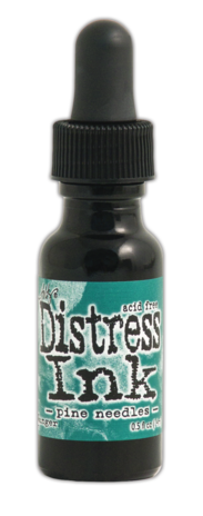 Ranger Tim Holtz Distress Ink Re-Inker Pine Needles 0.5 fl oz (TIM21599) Ranger Tim Holtz Distress Ink Re-Inker Pine Needles 0.5 fl oz (TIM21599)
