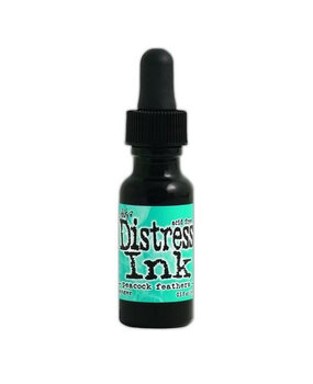 Ranger Tim Holtz Distress Ink Re-Inker Peacock Feathers 0.5 fl oz (TXR34964)