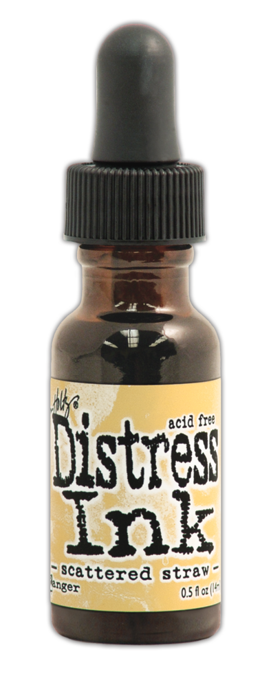 Ranger Tim Holtz Distress Ink Re-Inker Scattered Straw 0.5 fl oz (TIM21605)