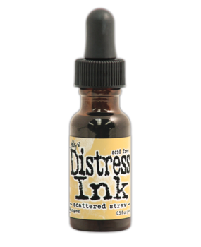 Ranger Tim Holtz Distress Ink Re-Inker Scattered Straw 0.5 fl oz (TIM21605)