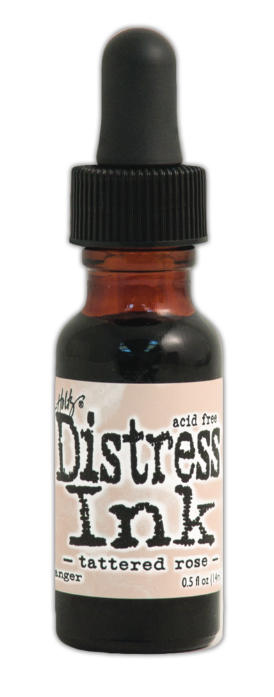 Ranger Tim Holtz Distress Ink Re-Inker Tattered Rose 0.5 fl oz (TIM20301)