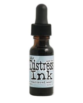 Ranger Tim Holtz Distress Ink Re-Inker Weathered Wood 0.5 fl oz (TIM20318)