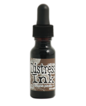 Ranger Tim Holtz Distress Ink Re-Inker Walnut Stain 0.5 fl oz (TIM19473)