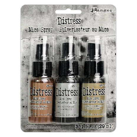 Ranger Tim Holtz Distress Mica Sprays 3x1 fl oz (RMTK47964) Ranger Tim Holtz Distress Mica Sprays 3x1 fl oz (RMTK47964)
