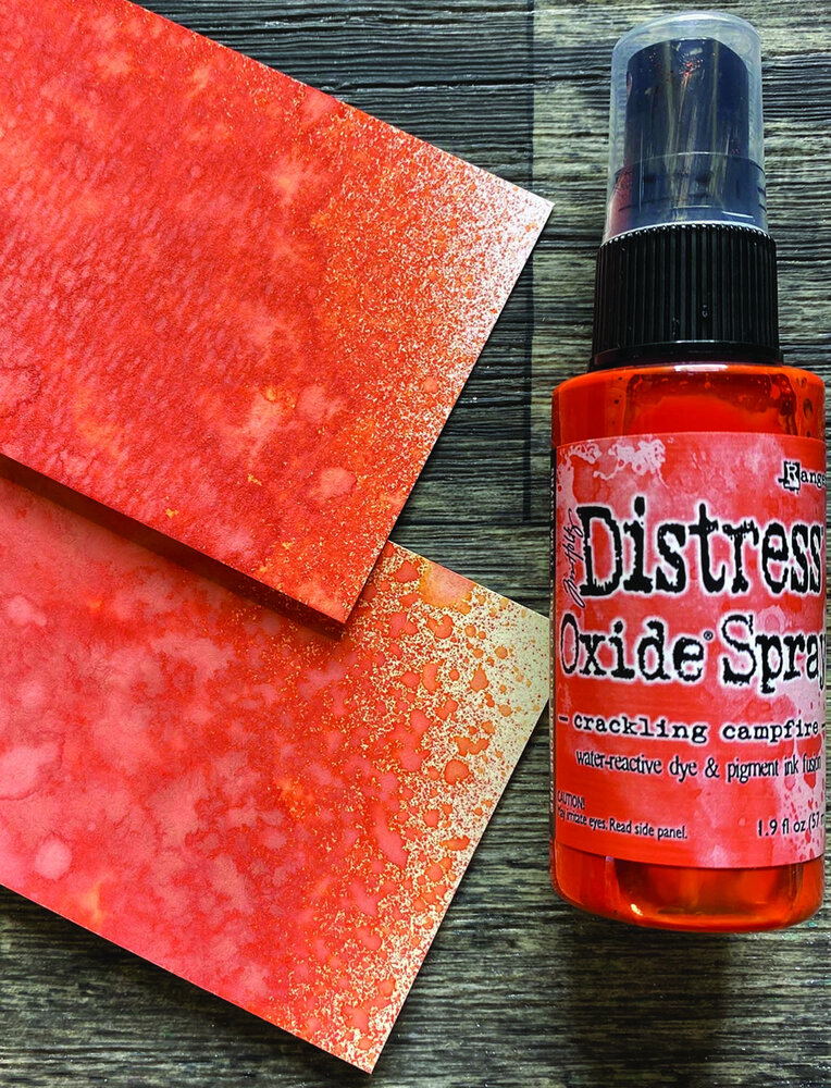 Ranger Tim Holtz Distress Oxide Spray Crackling Campfire 1.9 fl oz (TSO72355) Ranger Tim Holtz Distress Oxide Spray Crackling Campfire 1.9 fl oz (TSO72355)