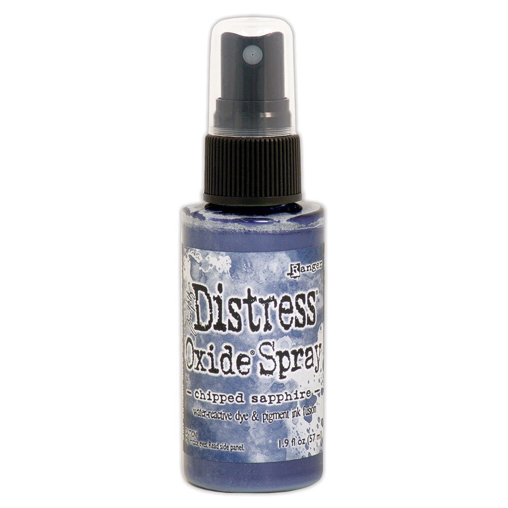 Ranger Tim Holtz Distress Oxide Spray Chipped Sapphire 1.9 fl oz (TSO67634) Ranger Tim Holtz Distress Oxide Spray Chipped Sapphire 1.9 fl oz (TSO67634)