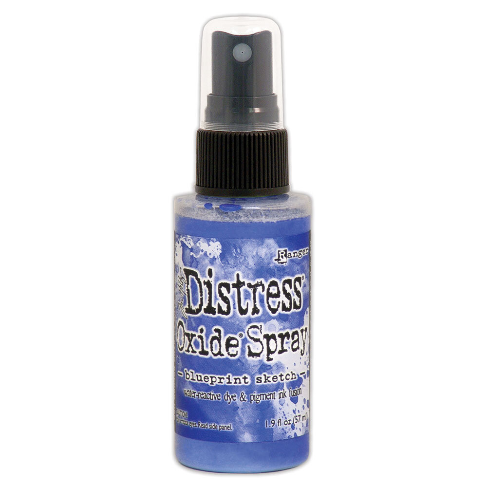 Ranger Tim Holtz Distress Oxide Spray Blueprint Sketch 1.9 fl oz (TSO67573) Ranger Tim Holtz Distress Oxide Spray Blueprint Sketch 1.9 fl oz (TSO67573)