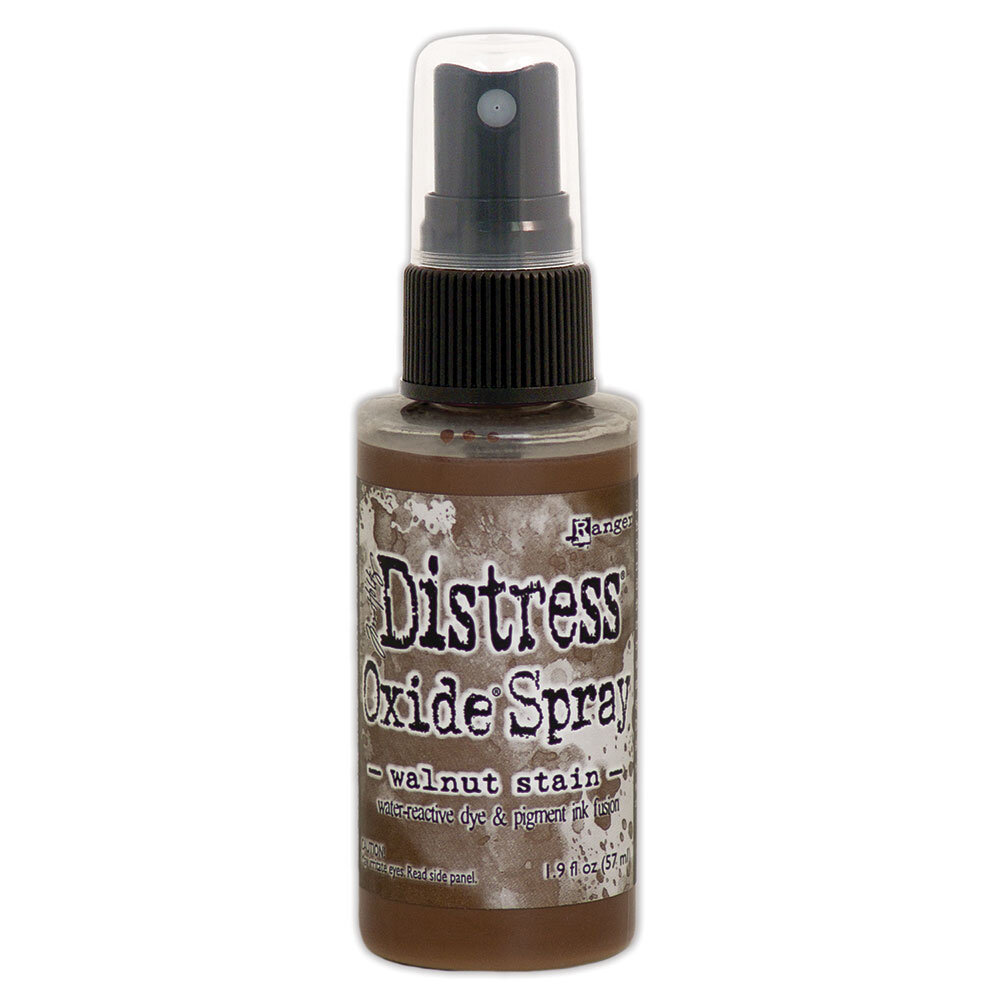 Ranger Tim Holtz Distress Oxide Spray Walnut Stain 1.9 fl oz (TSO64824) Ranger Tim Holtz Distress Oxide Spray Walnut Stain 1.9 fl oz (TSO64824)