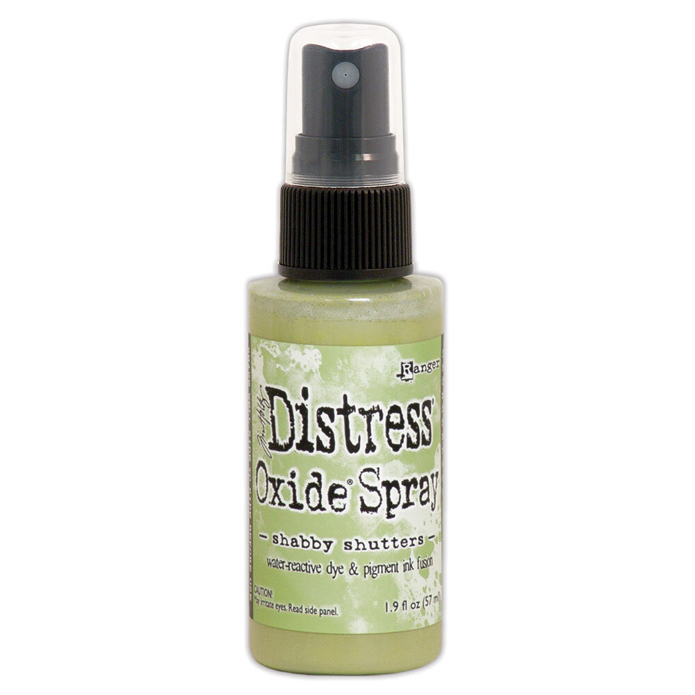 Ranger Tim Holtz Distress Oxide Spray Shabby Shutters 1.9 fl oz (TSO67870) Ranger Tim Holtz Distress Oxide Spray Shabby Shutters 1.9 fl oz (TSO67870)