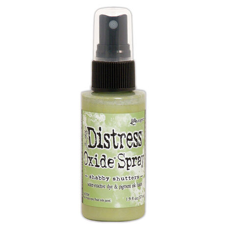 Ranger Tim Holtz Distress Oxide Spray Shabby Shutters 1.9 fl oz (TSO67870) Ranger Tim Holtz Distress Oxide Spray Shabby Shutters 1.9 fl oz (TSO67870)