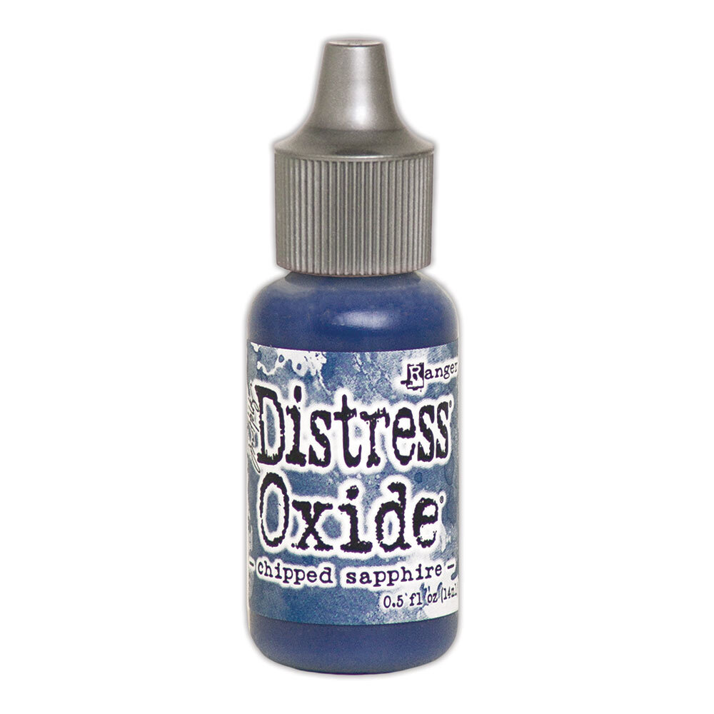 Tim Holtz Distress Oxide Ink Re-Inker Chipped Sapphire 0.5 fl oz ...
