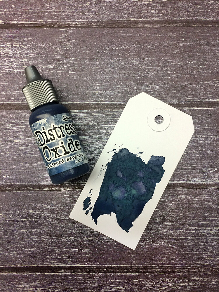 Ranger Tim Holtz Distress Oxide Ink Re-Inker Chipped Sapphire 0.5 fl oz (TDR56980) Ranger Tim Holtz Distress Oxide Ink Re-Inker Chipped Sapphire 0.5 fl oz (TDR56980)