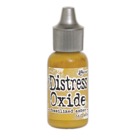 Ranger Tim Holtz Distress Oxide Ink Re-Inker Fossilized Amber 0.5 fl oz (TDR57086) Ranger Tim Holtz Distress Oxide Ink Re-Inker Fossilized Amber 0.5 fl oz (TDR57086)