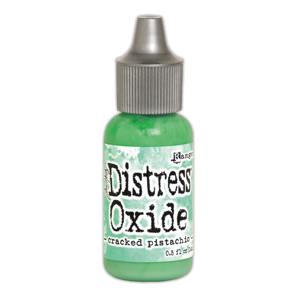 Ranger Tim Holtz Distress Oxide Ink Re-Inker Cracked Pistachio 0.5 fl oz (TDR56997) Ranger Tim Holtz Distress Oxide Ink Re-Inker Cracked Pistachio 0.5 fl oz (TDR56997)