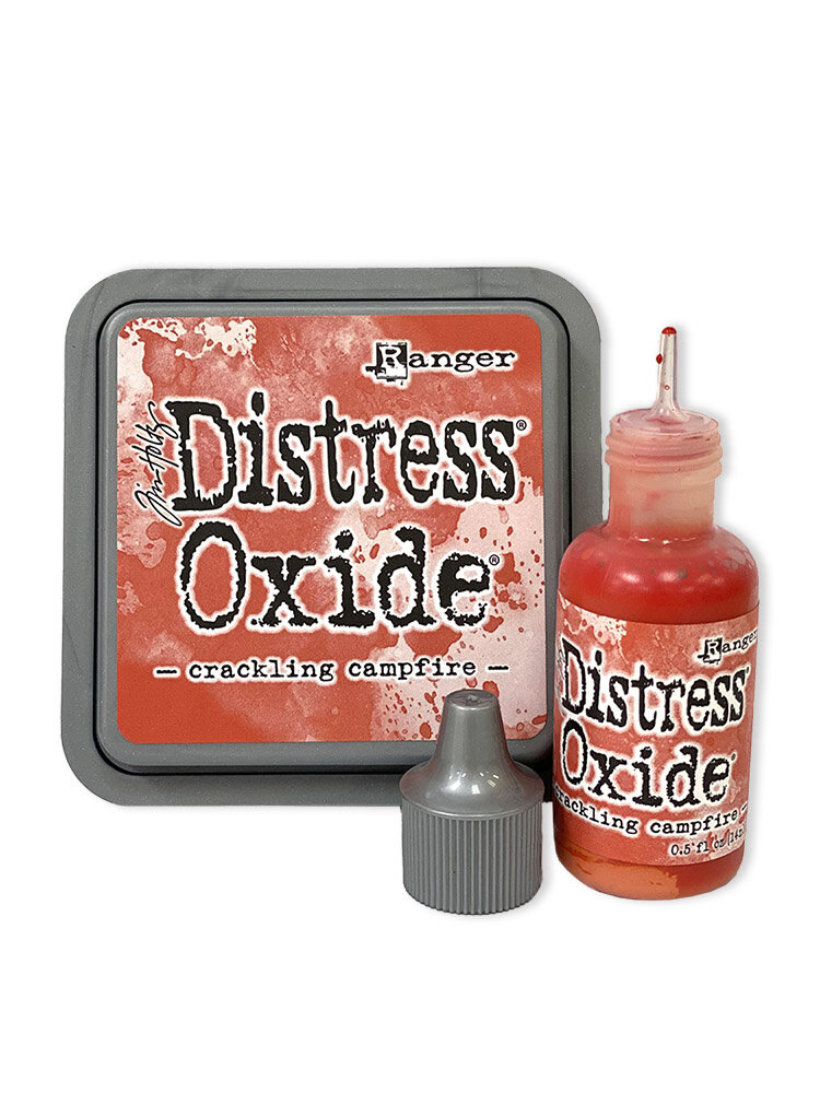 Ranger Tim Holtz Distress Oxide Ink Re-Inker Crackling Campfire 0.5 fl oz (TDR72324) Ranger Tim Holtz Distress Oxide Ink Re-Inker Crackling Campfire 0.5 fl oz (TDR72324)