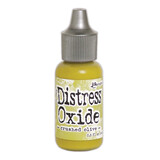 Ranger Tim Holtz Distress Oxide Ink Re-Inker Crushed Olive 0.5 fl oz (TDR57000)