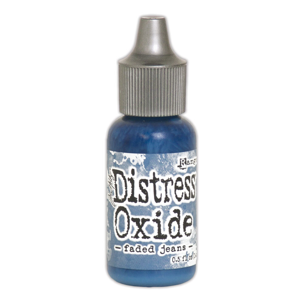 Ranger Tim Holtz Distress Oxide Ink Re-Inker Faded Jeans 0.5 fl oz (TDR57048) Ranger Tim Holtz Distress Oxide Ink Re-Inker Faded Jeans 0.5 fl oz (TDR57048)