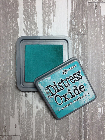 Ranger Tim Holtz Distress Oxide Ink Pad Peacock Feathers (TDO56102) Ranger Tim Holtz Distress Oxide Ink Pad Peacock Feathers (TDO56102)