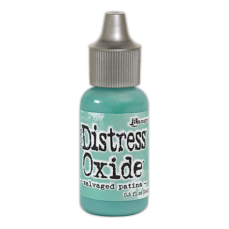 Ranger Tim Holtz Distress Oxide Ink Re-Inker Salvaged Patina 0.5 fl oz (TDR72768) Ranger Tim Holtz Distress Oxide Ink Re-Inker Salvaged Patina 0.5 fl oz (TDR72768)
