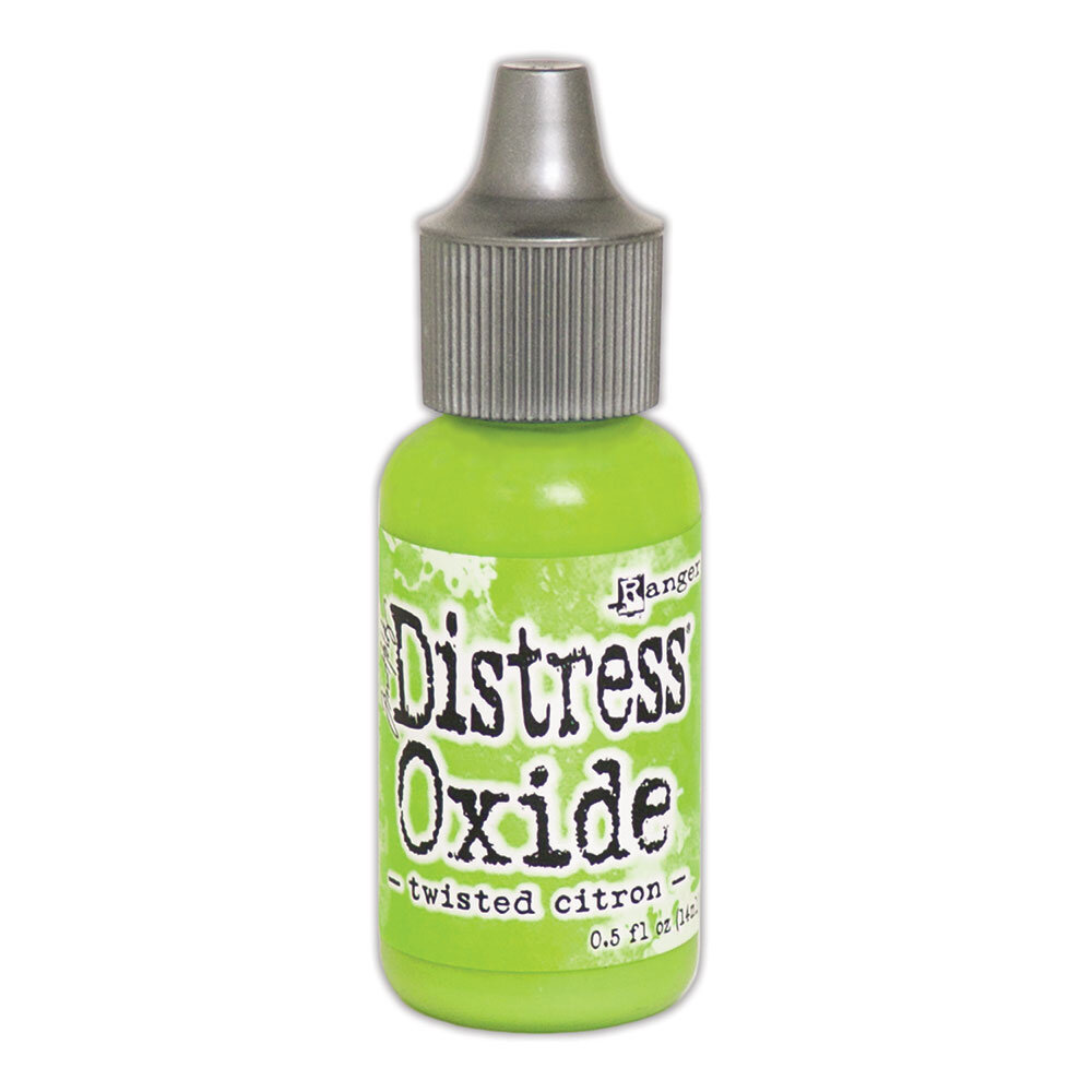 Ranger Tim Holtz Distress Oxide Ink Re-Inker Twisted Citron 0.5 fl oz (TDR57390) Ranger Tim Holtz Distress Oxide Ink Re-Inker Twisted Citron 0.5 fl oz (TDR57390)