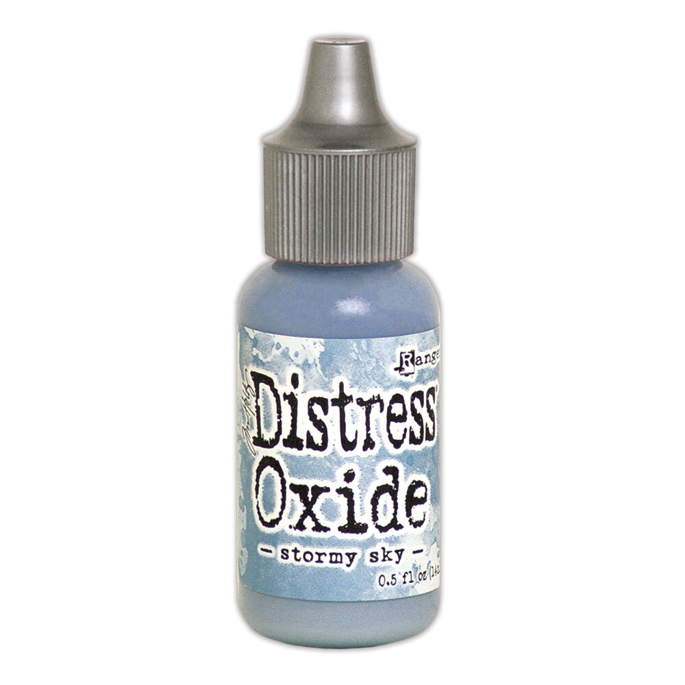 Ranger Tim Holtz Distress Oxide Ink Re-Inker Stormy Sky 0.5 fl oz (TDR57352) Ranger Tim Holtz Distress Oxide Ink Re-Inker Stormy Sky 0.5 fl oz (TDR57352)