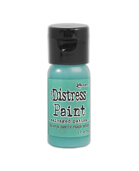 Ranger Tim Holtz Distress Paint Flip Top Salvaged Patina 1 oz (TDF72775) Ranger Tim Holtz Distress Paint Flip Top Salvaged Patina 1 oz (TDF72775)