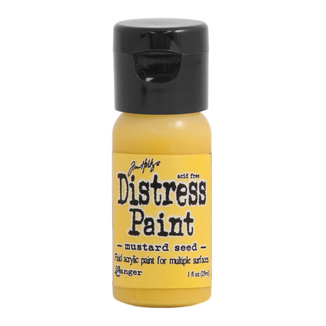 Ranger Tim Holtz Distress Paint Flip Top Mustard Seed 1 oz (TDF53125) Ranger Tim Holtz Distress Paint Flip Top Mustard Seed 1 oz (TDF53125)