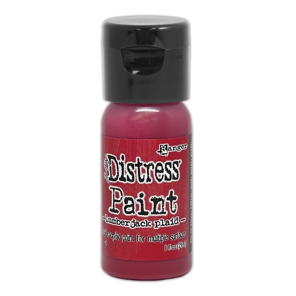 Ranger Tim Holtz Distress Paint Flip Top Lumberjack Plaid 1oz (TDF82392) Ranger Tim Holtz Distress Paint Flip Top Lumberjack Plaid 1oz (TDF82392)