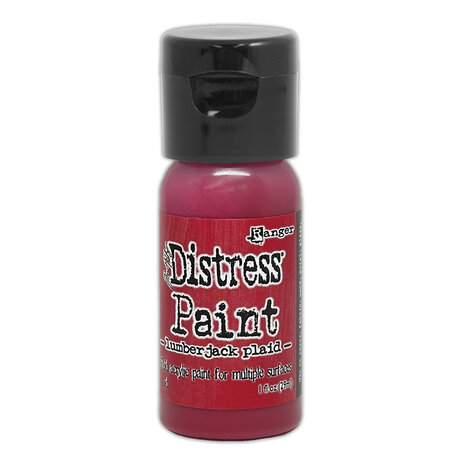 Ranger Tim Holtz Distress Paint Flip Top Lumberjack Plaid 1oz (TDF82392) Ranger Tim Holtz Distress Paint Flip Top Lumberjack Plaid 1oz (TDF82392)