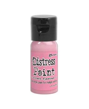 Ranger Tim Holtz Distress Paint Flip Top Kitsch Flamingo 1oz (TDF72638) Ranger Tim Holtz Distress Paint Flip Top Kitsch Flamingo 1oz (TDF72638)