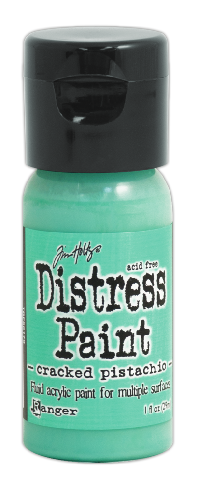 Ranger Tim Holtz Distress Paint Flip Top Cracked Pistachio 1 oz (TDF50179) Ranger Tim Holtz Distress Paint Flip Top Cracked Pistachio 1 oz (TDF50179)