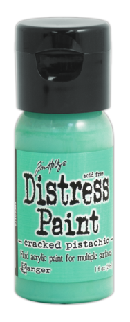 Ranger Tim Holtz Distress Paint Flip Top Cracked Pistachio 1 oz (TDF50179) Ranger Tim Holtz Distress Paint Flip Top Cracked Pistachio 1 oz (TDF50179)