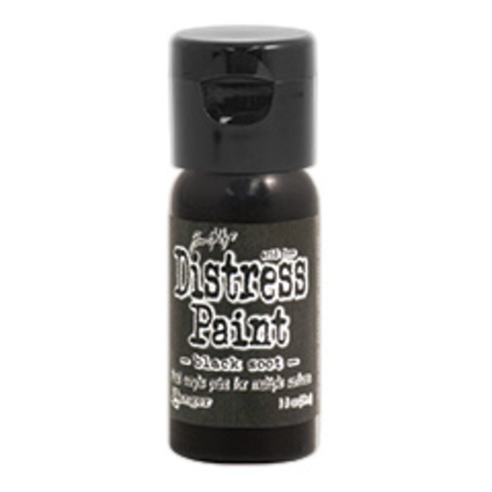 Ranger Tim Holtz Distress Paint Flip Top Black Soot 1 oz (TDF52937) Ranger Tim Holtz Distress Paint Flip Top Black Soot 1 oz (TDF52937)