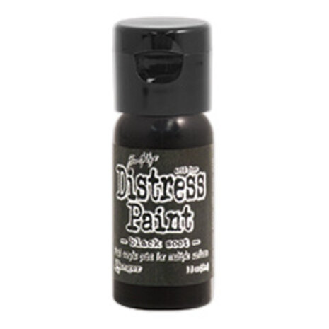 Ranger Tim Holtz Distress Paint Flip Top Black Soot 1 oz (TDF52937) Ranger Tim Holtz Distress Paint Flip Top Black Soot 1 oz (TDF52937)