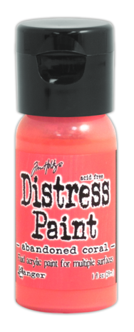Ranger Tim Holtz Distress Paint Flip Top Abandoned Coral 1 oz (TDF50186) Ranger Tim Holtz Distress Paint Flip Top Abandoned Coral 1 oz (TDF50186)