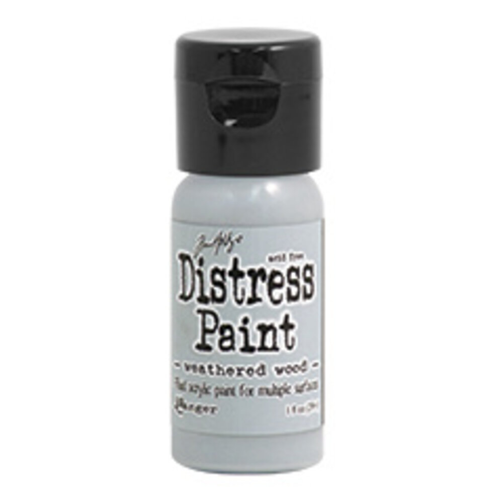 Ranger Tim Holtz Distress Paint Flip Top Weathered Wood 1 oz (TDF53378) Ranger Tim Holtz Distress Paint Flip Top Weathered Wood 1 oz (TDF53378)