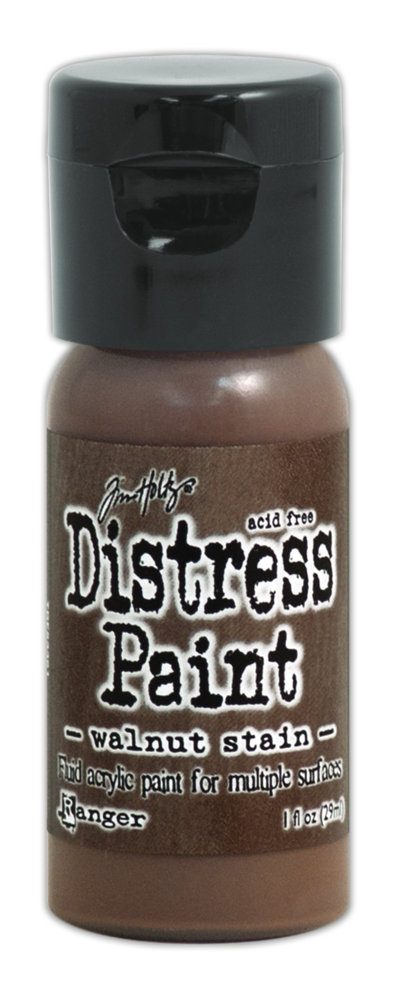 Ranger Tim Holtz Distress Paint Flip Top Walnut Stain 1 oz (TDF53361) Ranger Tim Holtz Distress Paint Flip Top Walnut Stain 1 oz (TDF53361)