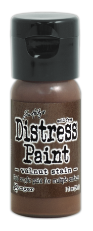 Ranger Tim Holtz Distress Paint Flip Top Walnut Stain 1 oz (TDF53361) Ranger Tim Holtz Distress Paint Flip Top Walnut Stain 1 oz (TDF53361)