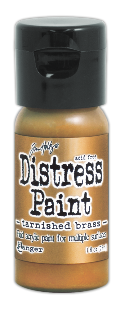 Ranger Tim Holtz Distress Paint Flip Top Tarnished Brass 1 oz (TDF50643) Ranger Tim Holtz Distress Paint Flip Top Tarnished Brass 1 oz (TDF50643)