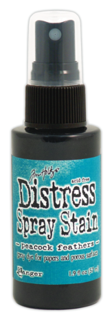 Ranger Tim Holtz Distress Spray Stain Peacock Feathers 1.9 fl oz (TSS42372) Ranger Tim Holtz Distress Spray Stain Peacock Feathers 1.9 fl oz (TSS42372)
