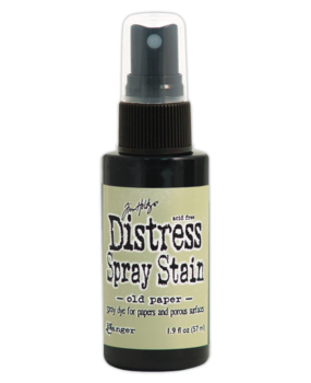 Ranger Tim Holtz Distress Spray Stain Old Paper 1.9 fl oz (TSS42365) Ranger Tim Holtz Distress Spray Stain Old Paper 1.9 fl oz (TSS42365)