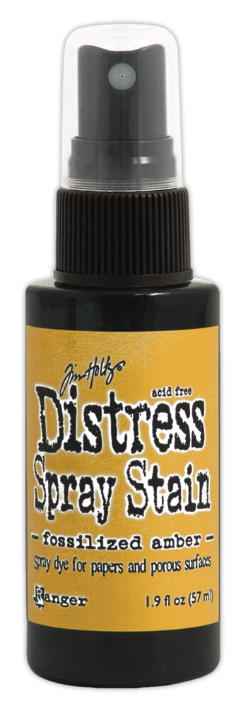 Ranger Tim Holtz Distress Spray Stain Fossilized Amber 1.9 fl oz (TSS44116) Ranger Tim Holtz Distress Spray Stain Fossilized Amber 1.9 fl oz (TSS44116)